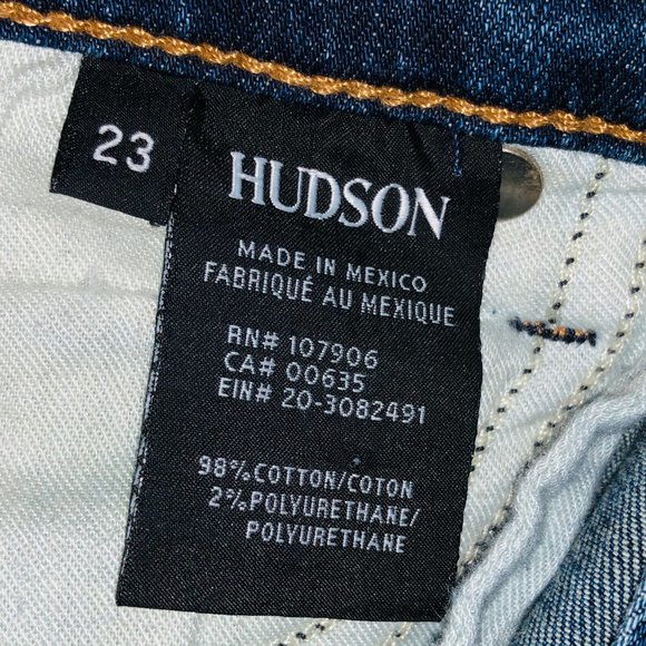 Hudson Custom Zoeey High Rise Ankle Straight Jeans - Picture 9 of 10